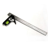 ADJUSTABLE 300mm (12") ENGINEERS COMBINATION TRY SQUARE SET RIGHT ANGLE