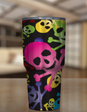Colorful Crossbones Stainless Tumbler