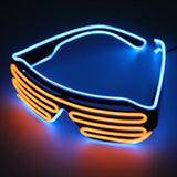 Double Color Glow LED Glasses