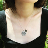 Sterling Silver Personalized Pet Memorial Necklace / Bracelet /Keychain