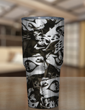 Skull Of Spades Stainless Steel Tumbler