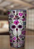 Sugar Skull Stainless Tumbler