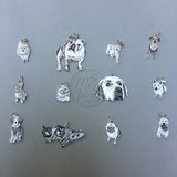 Sterling Silver Personalized Pet Memorial Necklace / Bracelet /Keychain