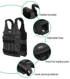 50 kg Loading Adjustable Weighted Vest