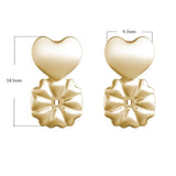 18K Gold Hypoallergenic Support Earring Backs 2