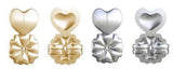 18K Gold Hypoallergenic Support Earring Backs 2