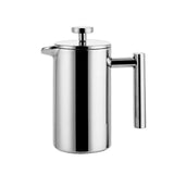Stainless Steel French Press Coffee Tea Pot with Filter Double Wall
